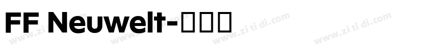FF Neuwelt字体转换